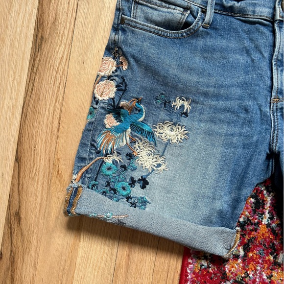 DRIFTWOOD | Embroidered Jean Shorts - Picture 2 of 5